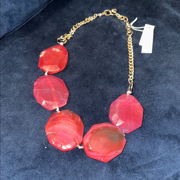 NWT $98 Vera Bradley BOLD Semi Precious Stone Statement Necklace - Picture 4 of 5